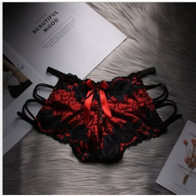 Lace Panties Fashion Cozy Velvet Embroidery Lingerie Briefs High Quality Women's Underpant High Waist Intimates Underwear